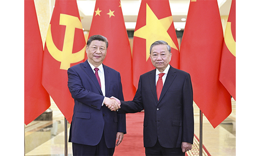 習(xí)近平同越共中央總書記蘇林舉行會(huì)談...